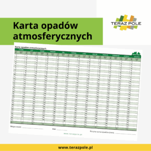 Karta opadów atmosferycznych